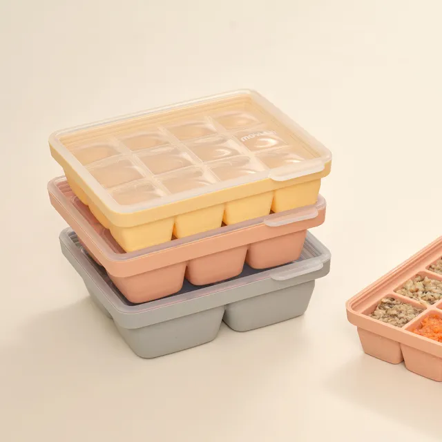 【MOYUUM】韓國 白金矽膠副食品分裝盒(多款可選)