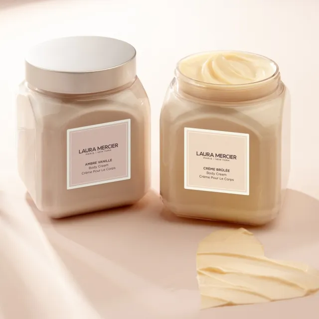 【LAURA MERCIER 蘿拉蜜思】舒芙蕾身體霜 焦糖布蕾/椰香杏仁 300g(乳霜 肌膚保養 保濕)