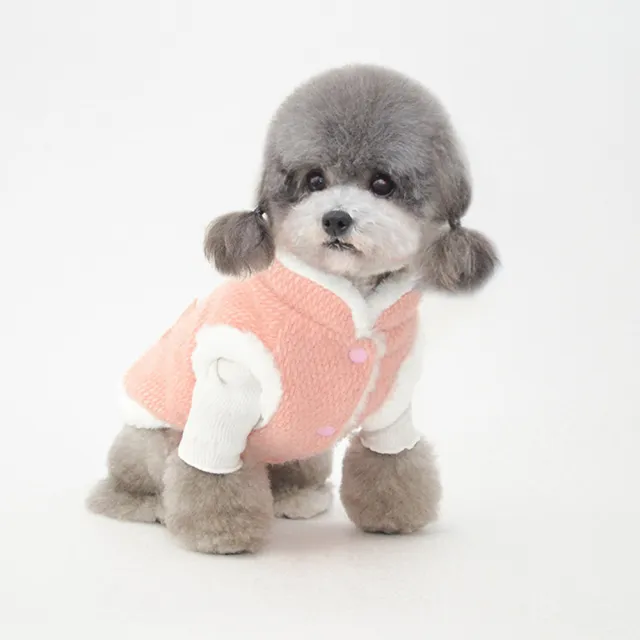 【pettrip】蝴蝶中式唐裝(秋冬款寵物服飾 貓狗衣服 寵物唐裝 保暖舒適)