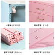 【Ashley House】全鋼板移動式3抽附輪腳抽屜櫃/公文櫃/活動櫃(DIY 四色可選)