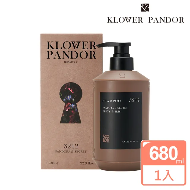 【KLOWER PANDOR】KP記憶香氛 ME TIME時光香水洗髮露680ml(多款任選)