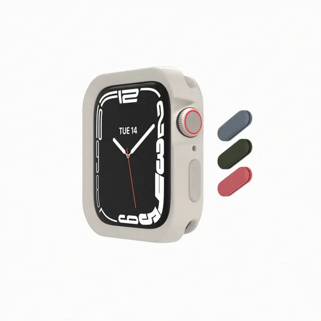 【SwitchEasy 魚骨牌】Apple Watch 9/8/7/6/5/4/SE 44/45mm Colors 手錶保護殼(通用最新S9)