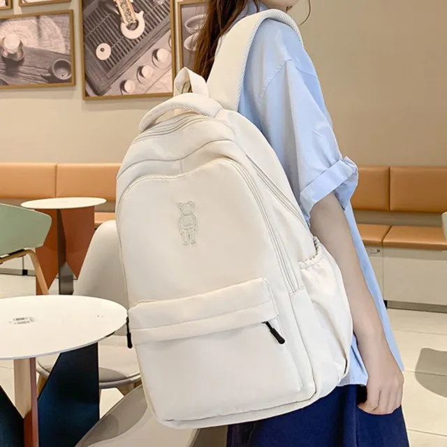 【MoonDy】女生包包 後背包 學生書包 大學生後背包 大容量後背包 尼龍後背包 筆電後背包 百搭包包