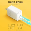 【iMos】45W TypeC USB-A GaN PD雙孔極速充電器(官方品牌館)