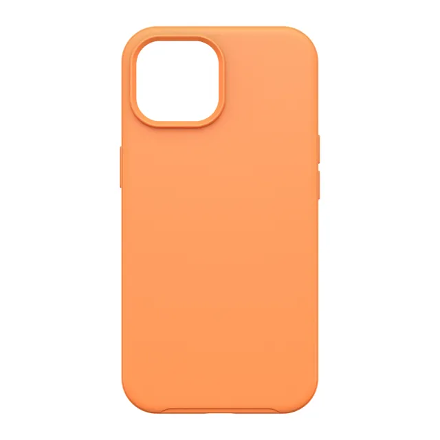 【OtterBox】iPhone 15 6.1吋 Symmetry Plus 炫彩幾何保護殼-橙(支援MagSafe)