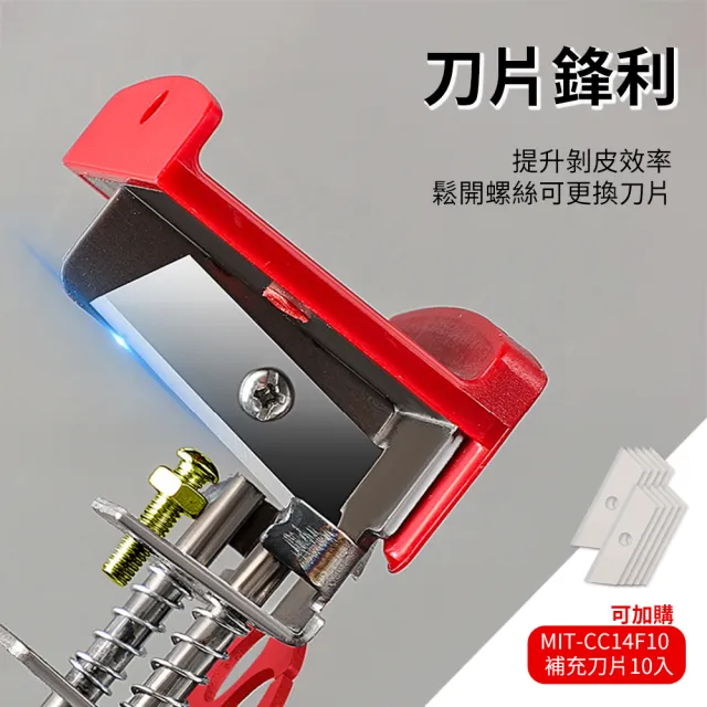 【MASTER】剝線器 塑膠款 撥線器 撥線鉗 電纜剝皮器 壓線鉗 電線剝線器 618-CC14P(剝線機 電線剪線器)