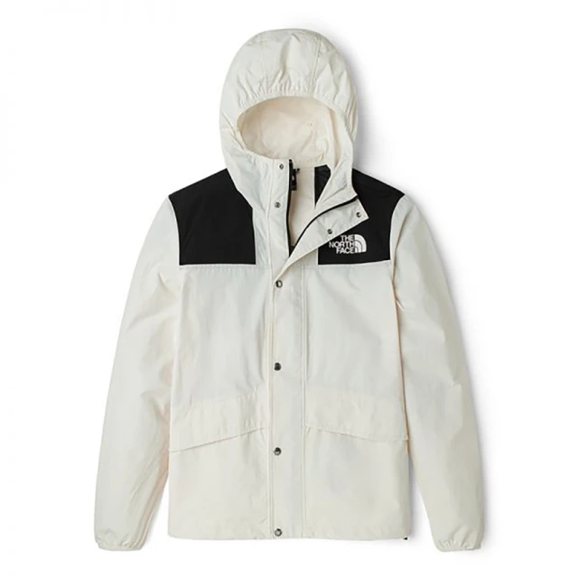 The North Face TNF 風衣外套 防水 M SEASONAL 86 MOUNTAIN JACKET - AP 男 白黑(NF0A5JYNQLI)