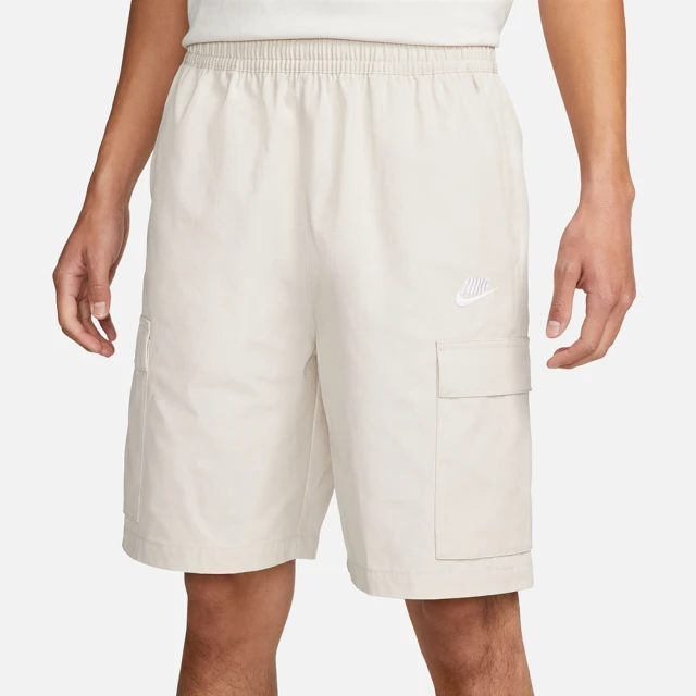 NIKE 耐吉 短褲 男款 運動褲 AS M NK CLUB CARGO SHORT 白 FB1247-104