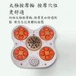 【Smart bearing 智慧魔力】折疊遙控款電動按摩紅光熱敷足浴機(觸控螢幕/送30包足浴包)