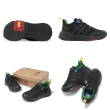【adidas 愛迪達】X LEGO 慢跑鞋 LEGO Racer TR21 EL K 中童 黑 綠 小朋友 聯名 樂高(IF2889)