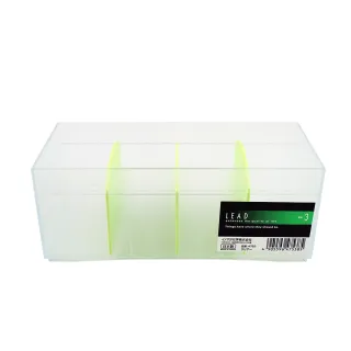 【GOOD LIFE 品好生活】日本製 LEAD 3分格收納盒（透明）(日本直送 均一價)