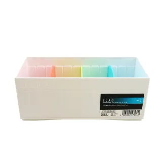【GOOD LIFE 品好生活】日本製 LEAD 3分格收納盒（白色）(日本直送 均一價)