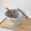 【Just Home】日本製滿版貓咪世界陶瓷7吋拉麵碗2件組(日本製 湯碗 麵碗)