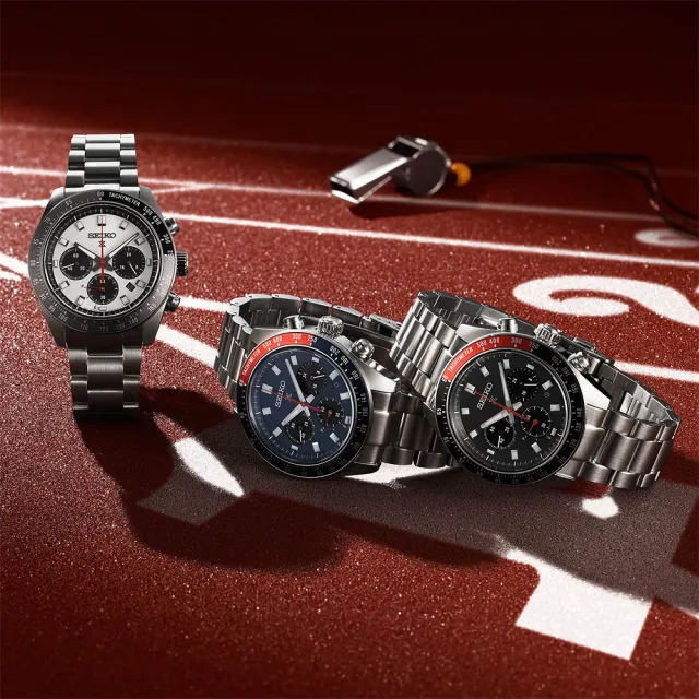 【SEIKO 精工】PROSPEX SPEEDTIMER 太陽能三眼計時手錶 618年中慶 推薦(SSC915P1/V192-0AH0D)
