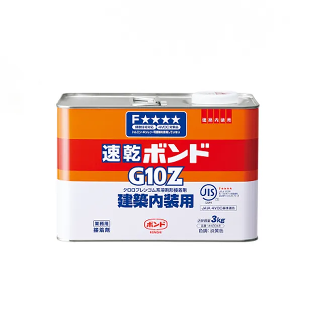 【KONISHI】日本 小西 G10Z 43048 室內裝修用環保強力膠 不含甲醛甲苯 3kg /罐