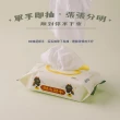 【PureBaby 波比】天然植萃財水濕巾 80抽 箱購最厚款12包組(北港武德宮聯名)