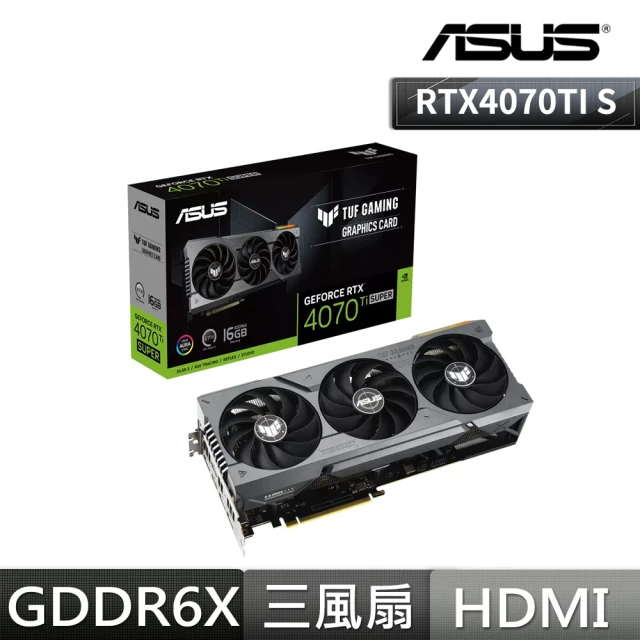 【ASUS 華碩】TUF-RTX4070TIS-16G-GAMING 顯示卡