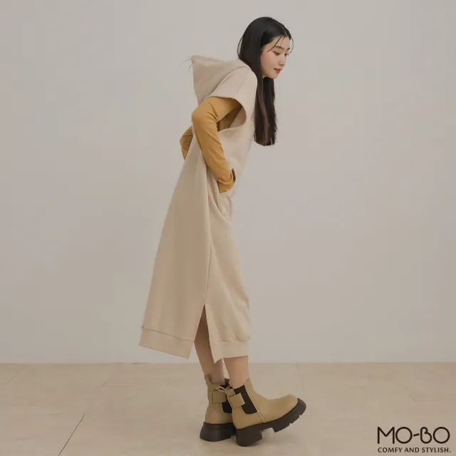 【MO-BO】MIT內刷毛休閒背心洋裝