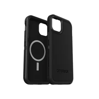 【OtterBox】iPhone 15 Plus 6.7吋 Defender XT 防禦者系列保護殼(黑)