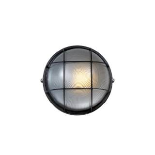 【DanceLight 舞光】戶外 E27 圓型替換式壁燈 建築外牆 門廊 工業燈船燈 井字圓型(OD-2047)