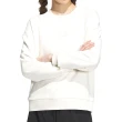 【adidas 愛迪達】City ESC Crew 女款 白色 休閒 冬季 舒適 上衣 長袖 IP7072