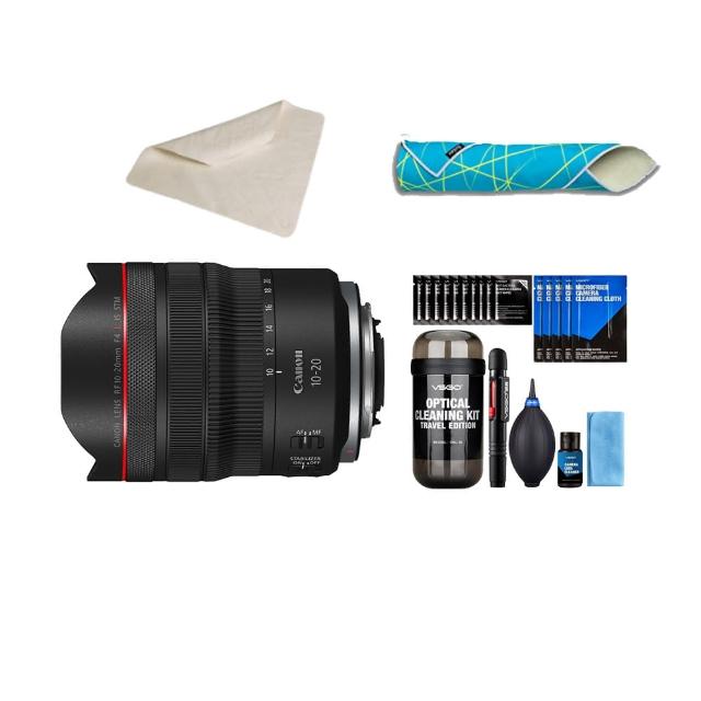 【Canon】RF 10-20mm F4L IS STM+DKL-15膠囊清潔組+SunLightCL-50相機魔毯+CT-1515麂皮清潔布(公司貨)