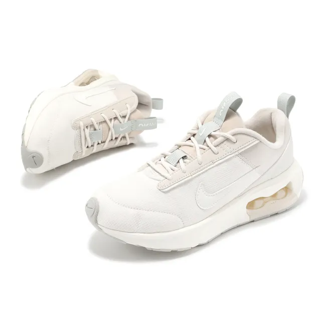 【NIKE 耐吉】休閒鞋 Air Max Intrlk Lite 女鞋 米白 緩震 氣墊 運動鞋(DX3705-002)