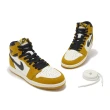 【NIKE 耐吉】休閒鞋 Jordan 1 Retro High OG GS 大童 女鞋 黃 黑 AJ1(FD1437-701)