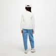【GAP】女童裝 純棉趣味圓領長袖T恤-奶白色(890398)
