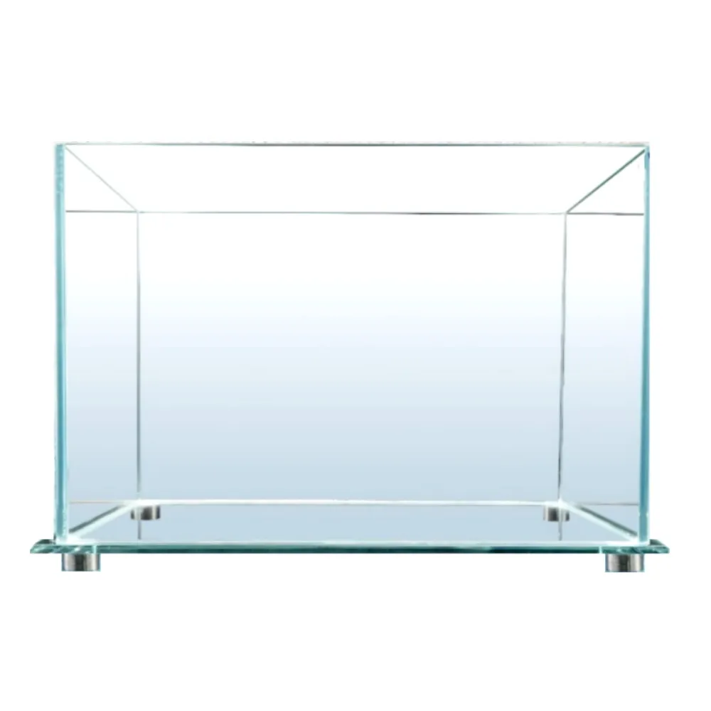 【SHINMAO 欣茂】超白玻璃魚缸 40cm 鋁合金防鏽底墊/空缸/超透光(派克魚缸40x26x30高cm)