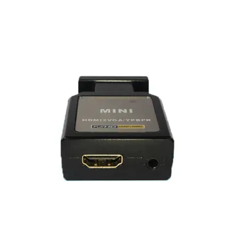 【CHANG YUN 昌運】HDC-HVY2 HDMI 轉 VGA YPbPr+Audio 轉換器 支援HDMI1.3