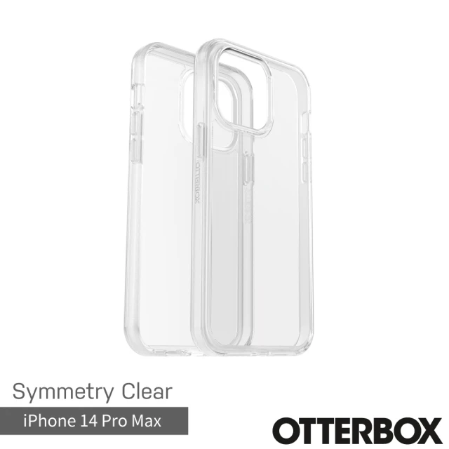 【OtterBox】iPhone 14 Pro Max 6.7吋 Symmetry 炫彩透明保護殼(透明)
