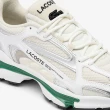 【LACOSTE】L003 男運動鞋 白綠銀 透氣網眼 男鞋 休閒鞋 復古鞋(47SMA0013_082 24ss)