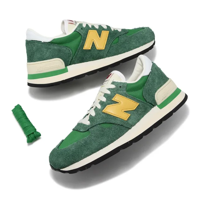 NEW BALANCE】休閒鞋990 男鞋美製綠黃復古麂皮運動鞋NB 紐巴倫 NEW BALANCE】休閒鞋990 男鞋美製綠黃復古麂皮運動鞋NB 紐巴倫