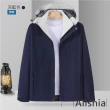 【Alishia】男女款輕薄保暖防風運動休閒外套 M-3XL(現+預  深藍 / 白藍 / 白粉 / 紫 / 淡藍 / 黑)