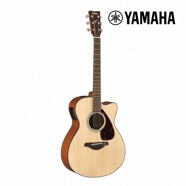 【Yamaha 山葉音樂音樂】FSX820C NT 原木色 面單板 小桶身 電木吉他(原廠公司貨 商品保固有保障 附配件)
