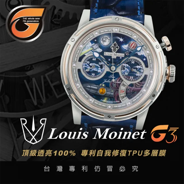 【RX-8】RX8-G3第7代保護膜  LOUIS MOINET路易莫奈 系列腕錶、手錶貼膜(不含手錶)