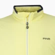 【PING】男款素色防風鋪棉立領外套-黃(GOLF/高爾夫/PC17225-35)