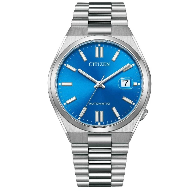 CITIZEN 星辰CITIZEN 星辰 PANTONE限定藍色面機械腕錶 /40mm(NJ0158-89L)