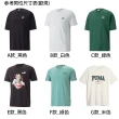 【PUMA】短袖 上衣 T恤 男 女 運動 休閒 黑白綠黃 歐規(67601365&53558702)