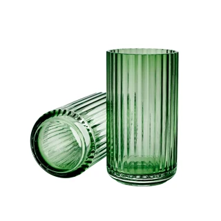 【北歐櫥窗】Lyngby Porcelain Lyngby 靈比 玻璃花瓶(H 20cm、透綠)