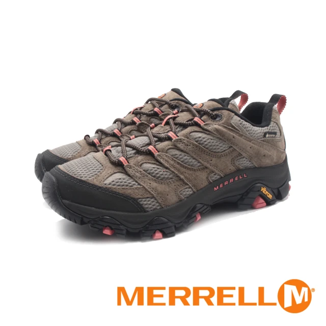 MERRELL 女 MOAB 3 GORE-TEX 防水郊山健行鞋 女鞋(寬楦棕綠)