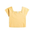 【ROXY】女款 女裝 短袖上衣 OCEAN AMOR(黃色)
