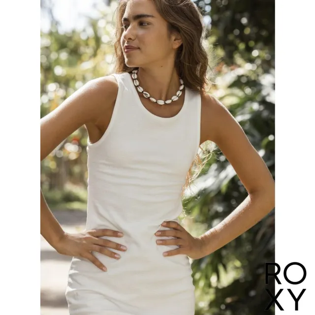 【ROXY】女款 女裝 無袖連身短裙洋裝 GOOD KEEPSAKE  MINI DRESS(白色)