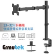 【Ermutek 二木科技】強化升級版桌上型快拆懸臂式電腦螢幕支架(夾鎖桌兩用固定)