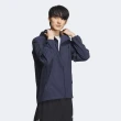 【adidas 愛迪達】Denim CLO JKT 男 連帽 外套 運動 訓練 休閒 吸濕排汗 拉鍊口袋 深藍(IM8775)