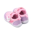 【HELLO KITTY】13-16cm 透氣網布寬魔鬼氈寶寶鞋 紫/粉 中小童鞋