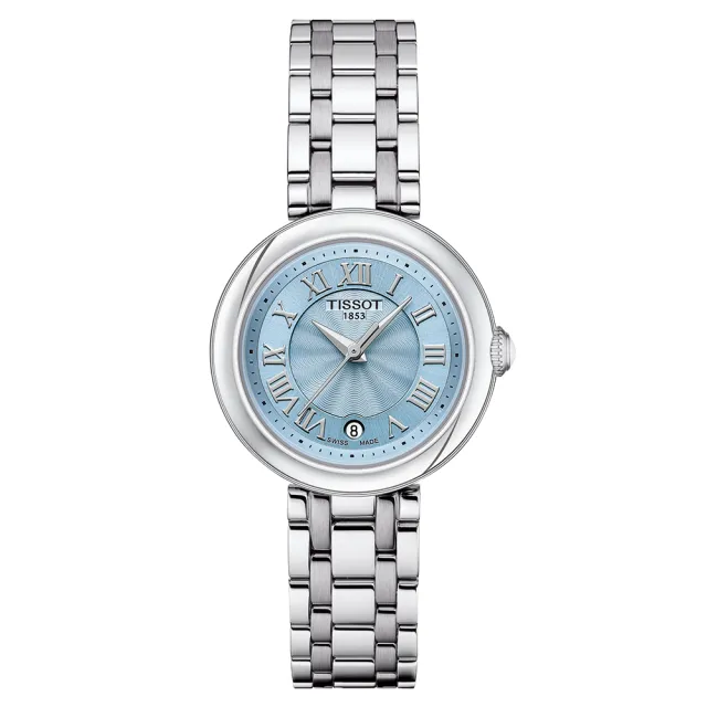 【TISSOT 天梭】官方授權 BELLISSIMA 羅馬石英女錶-XS/26mm 母親節 送禮 禮物(T1260101113300)