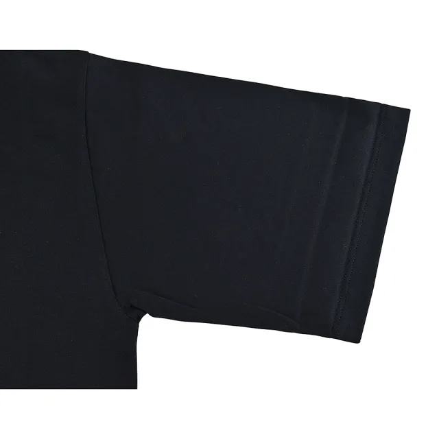 【YSL】YSL SAINT LAURENT RIVE GAUCHE字母LOGO印花設計純棉短袖T恤(女款/黑)