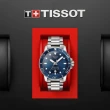 【TISSOT 天梭 官方授權】SEASTAR 1000 海洋之星 陶瓷錶圈 300米潛水機械腕錶 母親節 禮物(T1204071104103)
